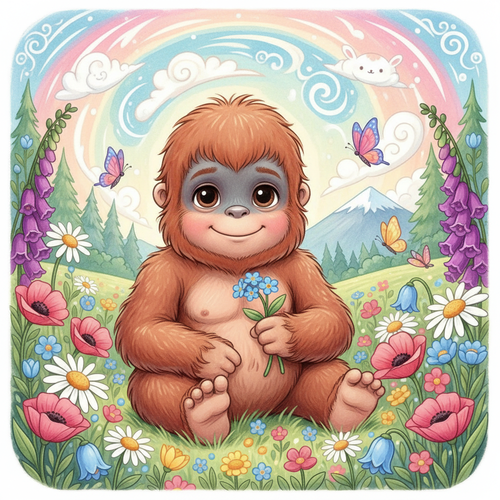 Cute Baby Bigfoot