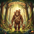 Father's Day Bigfoot Family